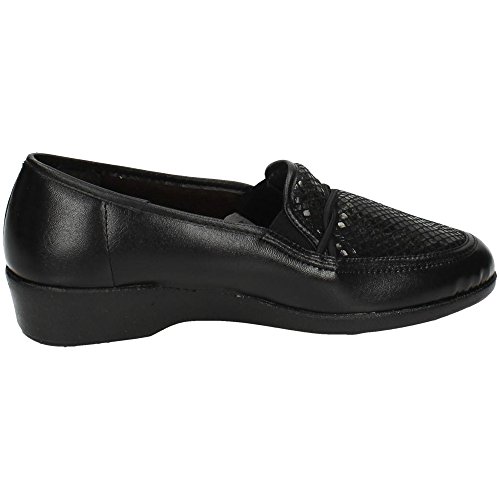 MADE IN SPAIN 67473 Mocasines Negros SEÑORA Zapatos MOCASÍN Negro 37