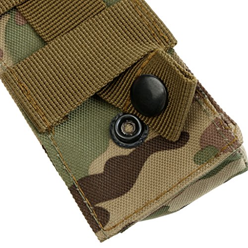 MagiDeal 1 Pieza Bolsa Táctica al Aire Libre de Tiquet con Ranura Médica de Esquileos - CP Camo