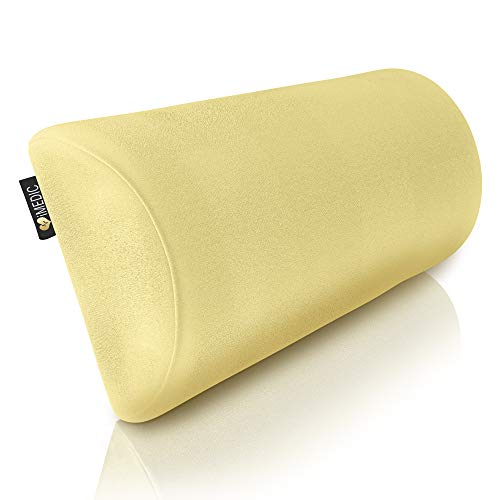 Medipaq - Almohada Viscoelástica Media Luna – Almohada Cervical y de Cuello – Cojín Lumbar y de Baja Espalda – Almohada para Piernas Rodillas y Pies – Sirve Prácticamente para Cualquier Postura