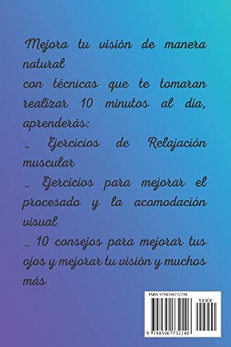 MEJORA TU VISIÓN DE MANERA NATURAL A TRAVÉS DE EJERCICIOS QUE TE LLEVARA REALIZARLO 10 MINUTOS AL DÍA Ve mejor, vista excepcional, recupera tu vista y mucho más.