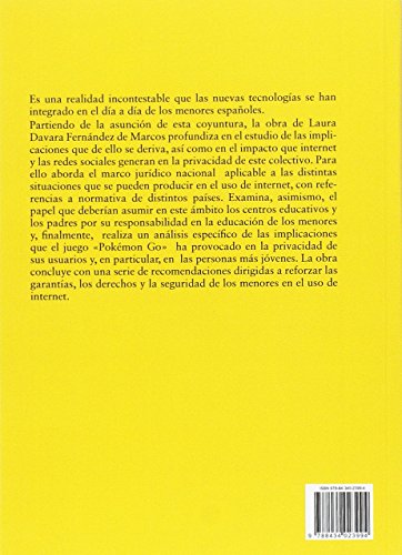 Menores en Internet y redes sociales: derecho aplicable y deberes de los padres y centros educativos. Breve referencia al fenómeno Pokemon Go (Premio Protección de Datos Personales (AEPD))