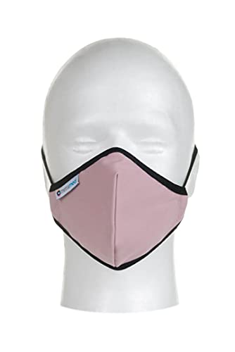 Metramed Mascarillas Higiénicas Homologadas De Tela Reutilizables. Talla 4, color Rosa, 11 g