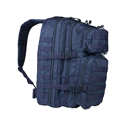 Mil-Tec - Mochila de senderismo, sistema MOLLE, L azul