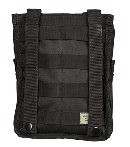 Mil-Tec MOLLE Bolsa grande para cinturón Negro