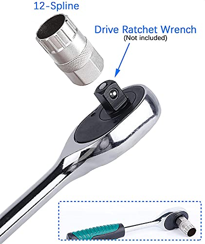 Mimoke Cassettes y piñones Herramienta de desmontaje bloqueo reparación rueda libre bicicleta compatible con Shimano Sunrace