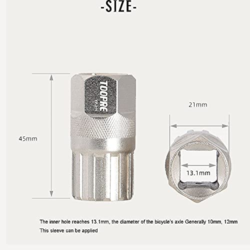 Mimoke Cassettes y piñones Herramienta de desmontaje bloqueo reparación rueda libre bicicleta compatible con Shimano Sunrace