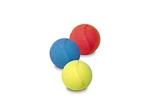 Mondo Toys - Bolsa Tres Pelotas espuma, 70mm, colores surtidos