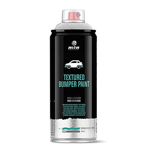 Montana Colors MTN Pro Pintura Parachoques Texturada-Gris, Spray 400ml, 400 ml (Paquete de 1), 400