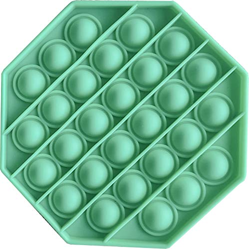 Montflé Pop Juguete sensorial Push Bubble Silicona para aliviar el estrés, Autismo Necesidades Especiales Aliviador Antiestrés Juguetes para Niños Niñas Juegos para Adultos Relajarse 12,5cm x 1,5cm