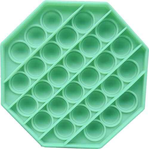 Montflé Pop Juguete sensorial Push Bubble Silicona para aliviar el estrés, Autismo Necesidades Especiales Aliviador Antiestrés Juguetes para Niños Niñas Juegos para Adultos Relajarse 12,5cm x 1,5cm