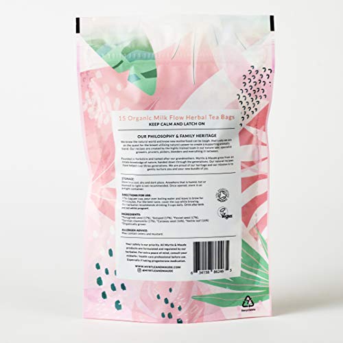 Myrtle & Maude - Breastfeeding support herbal tea || Tisana para mamá. Ayuda a la madre durante la Lactancia