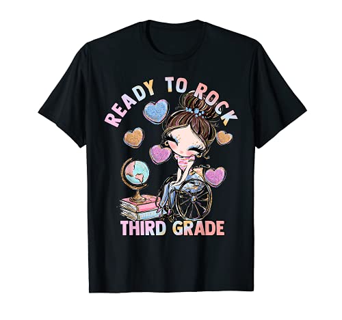 Necesidades especiales de discapacidad para niñas de 3er grado Camiseta