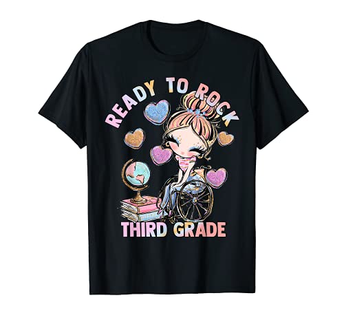 Necesidades especiales de discapacidad para niñas de 3er grado Camiseta