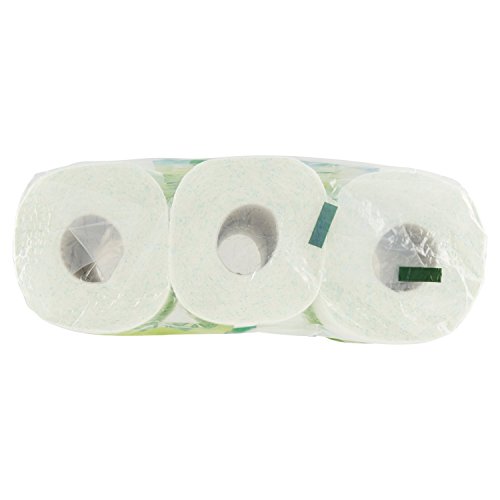 Nicky Nature Papel Higiénico | 6 Rollos | 3 Capas, 170 Servicios Por Rollo | Enriquecido Con Loción De Aloe Vera | Papel 100% Certificado Fsc, color Blanco, 100 ml