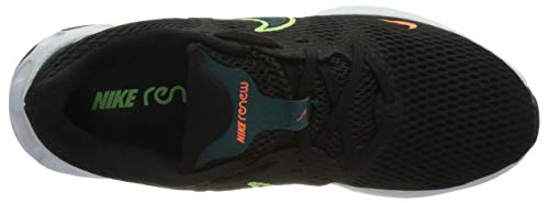 Nike Renew Ride 2, Zapatillas para Correr Hombre, Black Lime Glow Dk Teal Green White Atomic Orange, 42 EU