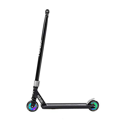 Nokaic Furious, Patinete Scooter Freestyle, Nivel Profesional, para Niños a Partir de 8 Años (Negro)