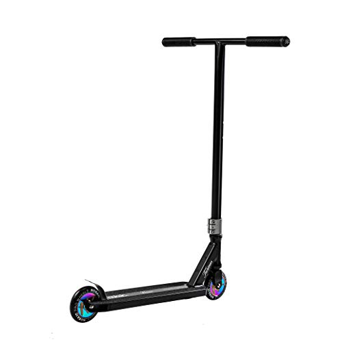 Nokaic Furious, Patinete Scooter Freestyle, Nivel Profesional, para Niños a Partir de 8 Años (Negro)