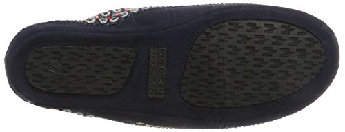 Nordikas Classic, Zapatillas de Estar por casa con talón Abierto Mujer, Azul (Marino), 37 EU