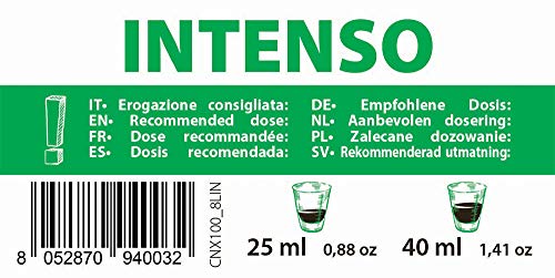 Note d'Espresso - Intenso - Cápsulas de Café - Compatibles con Cafeteras NESPRESSO* - 100 caps