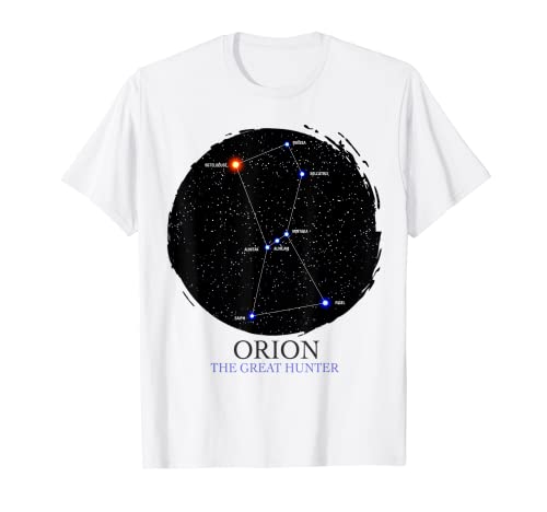 Orión Estrella Constelación De Orión El Cazador Astronomía Camiseta