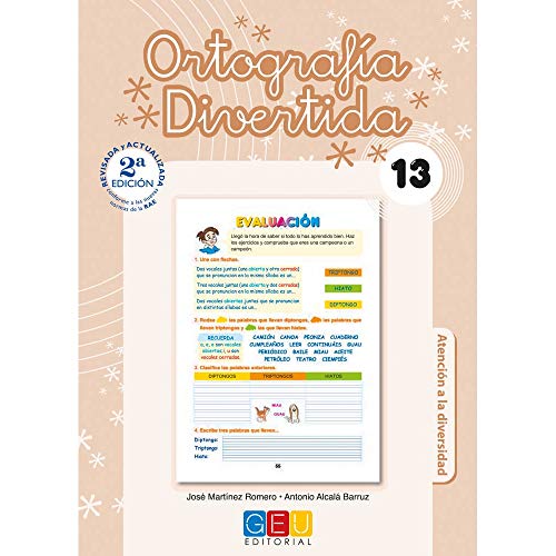 Pack Ortografía Divertida 5º primaria: Cuadernos 13, 14 y 15 | Material De Refuerzo Actividades sencillas | Editorial Geu (Niños de 10 a 11 años)