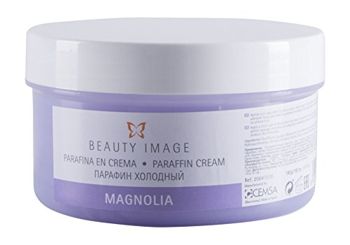 Parafina para Manos y Pies en Crema. Tratamiento para Artritis y Dolores Musculares. Piel Hidratada y Tersa. Beauty Image - Magnolia (250ml)