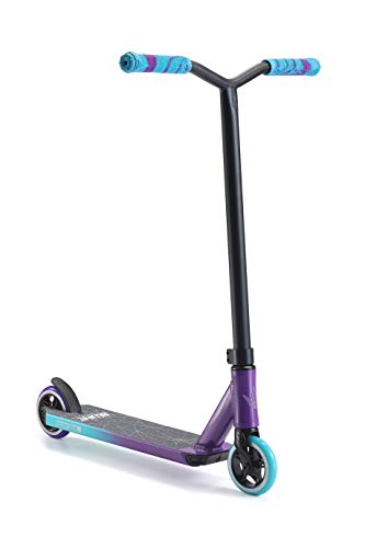 Patinete Blunt One S3 Stunt-Scooter H = 78 cm Park Trick Tret Roller + pegatina Fantic26 (lila/turquesa)