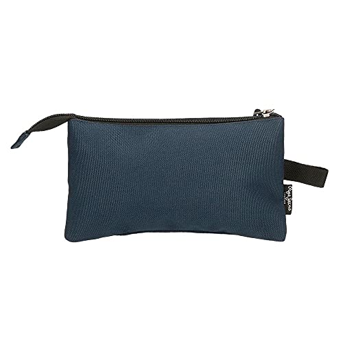 Pepe Jeans Aris Estuche Triple Azul 22x12x5 cms Poliéster