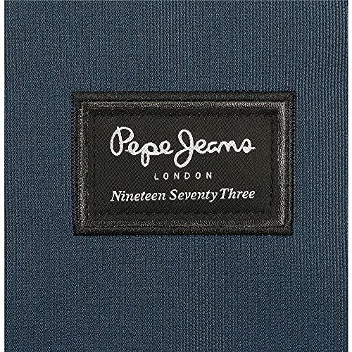 Pepe Jeans Aris Estuche Triple Azul 22x12x5 cms Poliéster