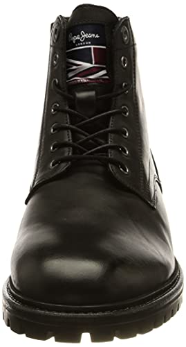 Pepe Jeans Ned Boot LTH Warm, Bota Moderna Hombre, 999 Negro, 42 EU