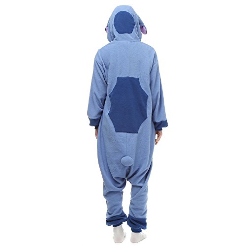 Pijama de Animales, de ANIMAL PJS, para Adultos, para Mujeres, Hombres, Cosplay, para Dormir, Disfraz, Dibujos Animados Azul Stitch Azul L