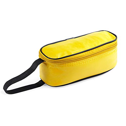 Portabocadillos Aislante Natuiahan. Bolsa Sandwich Premium con Asa en Nylon Reforzado, Cierre de Cremallera y Interior en Forro de Aluminio. Fiambrera Pequeña Práctica