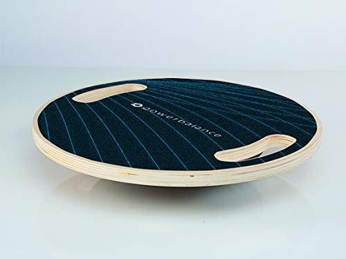 PowerBalance Wobble Board - Tablas de Equilibrio Profesionales, Entrenadores de Equilibrio, Entrenamiento Central, Fitness y Rehabilitación (Wave Length Wobble Board)