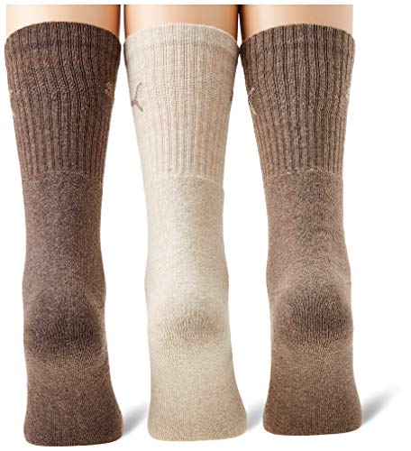 PUMA 7312 Sport Socks (3 Pack) Calcetines, Light Brown Melange, 35/38 Unisex Adulto