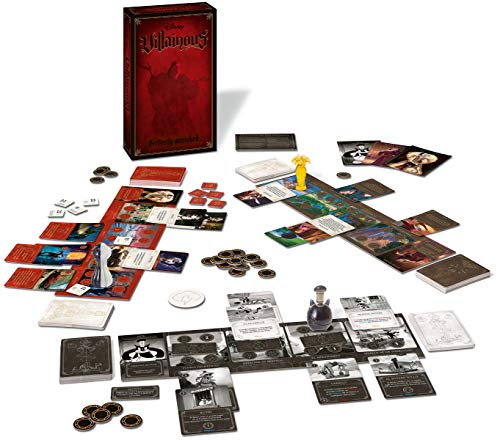 Ravensburger - Disney Villainous Perfectly Wretched, Versión en Español, Juego de Light Strategy y Familiar, 2-3 Jugadores, Edad Recomendada 10+ - Dimensiones 17 x 27 x 7 cm