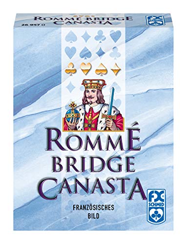 Ravensburger Rommé Bridge Canasta, Juego de Cartas a Partir de 8 años, clásico