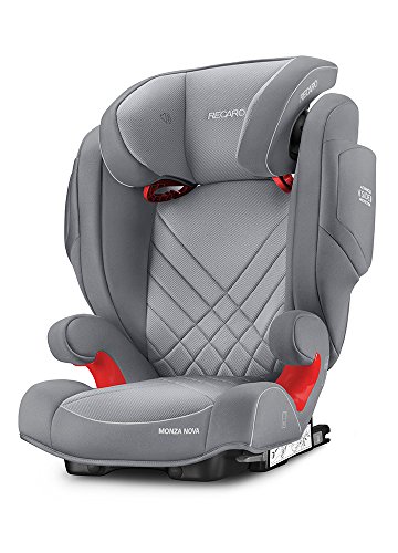 Recaro Monza Nova 2 Seatfix 6151.21503.66 Silla de Coche, Grupo 2/3, Gris Aluminio