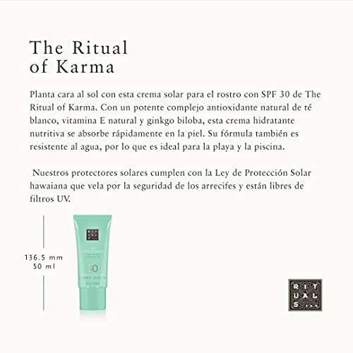 RITUALS The Ritual of Karma Crema Facial con Protección Solar SPF 30, 50 ml