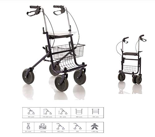 Rollator con asiento de descanso