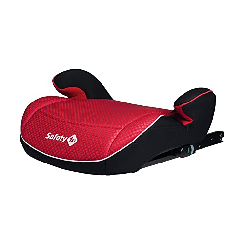 Safety 1st Manga Fix Elevador Silla de Coche ISOFIX, Sillita de Auto para Niños 6-12 años, Alzador, 22-36 kg, Pixel Red (rojo)