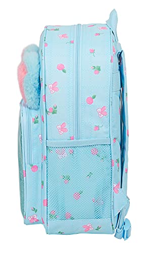 Safta Mochila Escolar Junior de Nanana, 320x120x380 mm, Azul Claro