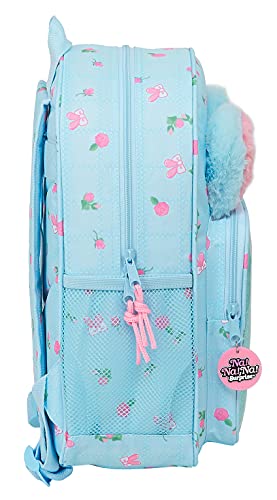 Safta Mochila Escolar Junior de Nanana, 320x120x380 mm, Azul Claro