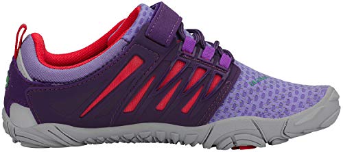 SAGUARO Niños Zapatos Descalzos Adolescentes Zapatillas de Trail Running Zapatos de Agua Deportes Zapatos de Playa Outdoor Playa Gym, Morado 24