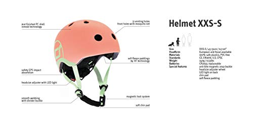 Scoot & Ride Kinder Fahrradhelm Casco de Bicicleta, Unisex Adulto, Kiwi, 45 bis 51cm