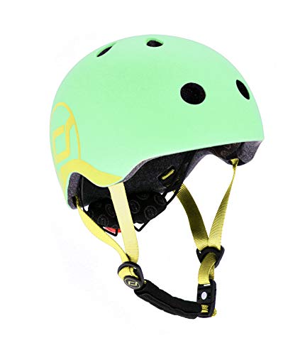 Scoot & Ride Kinder Fahrradhelm Casco de Bicicleta, Unisex Adulto, Kiwi, 45 bis 51cm