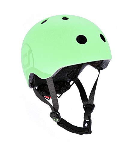 Scoot & Ride Kinder Fahrradhelm Casco de Bicicleta, Unisex Adulto, Kiwi, 51 bis 55cm