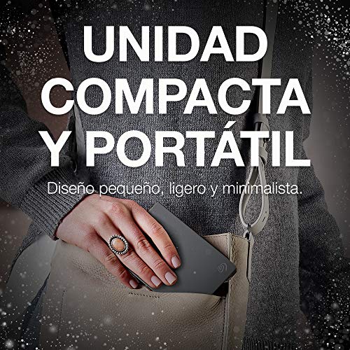 Seagate Basic portátil, 1 TB, Disco duro externo, HDD, USB 3.0 para PC, ordenador portátil (STJL1000400)