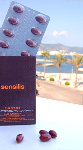 Sensilis - Sun Secret - Complemento Alimenticio de Protección Solar vía Oral - 30 Cápsulas