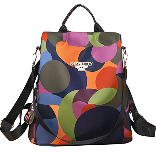 shepretty Mochila Oxford antirrobo Impermeable para Mujer, 4AL911 Colorear