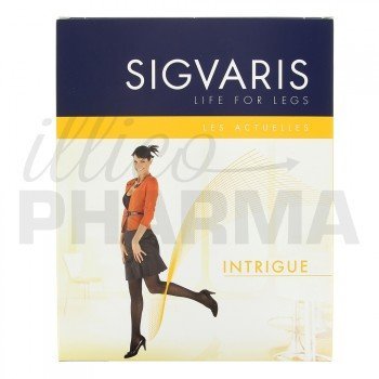 Sigvaris Intrigue Bas autofix - Brune, Taille L - Normal